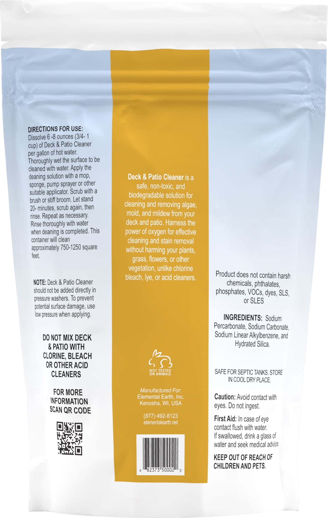 Elemental Earth 1lb Deck & Patio Sample