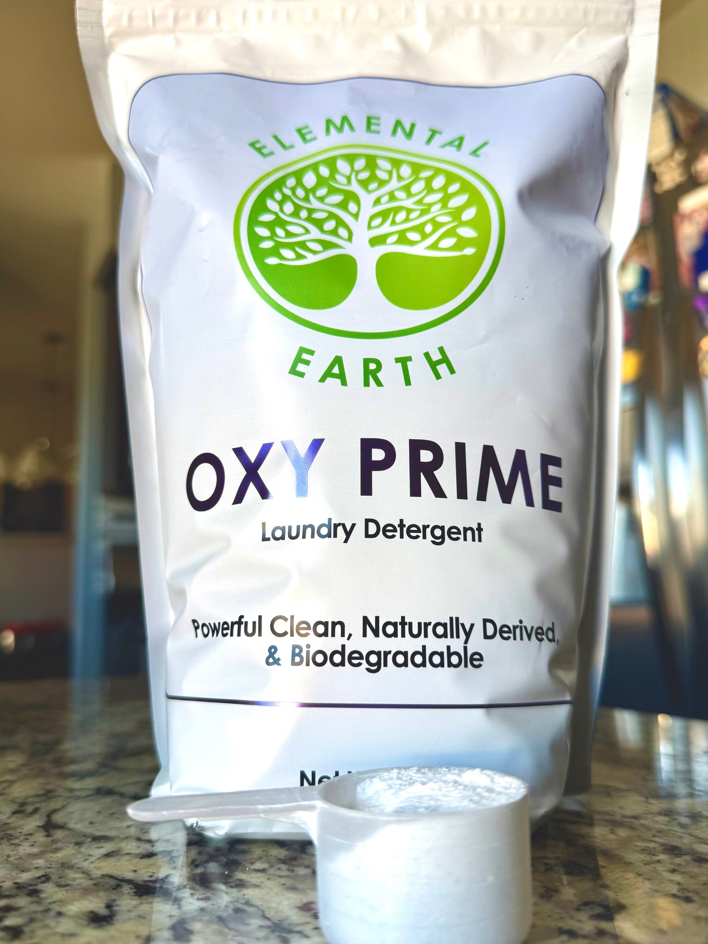 Elemental Earth Oxy Prime Laundry Detergent – Eco Friendly Oxygen Laundry Cleaner
