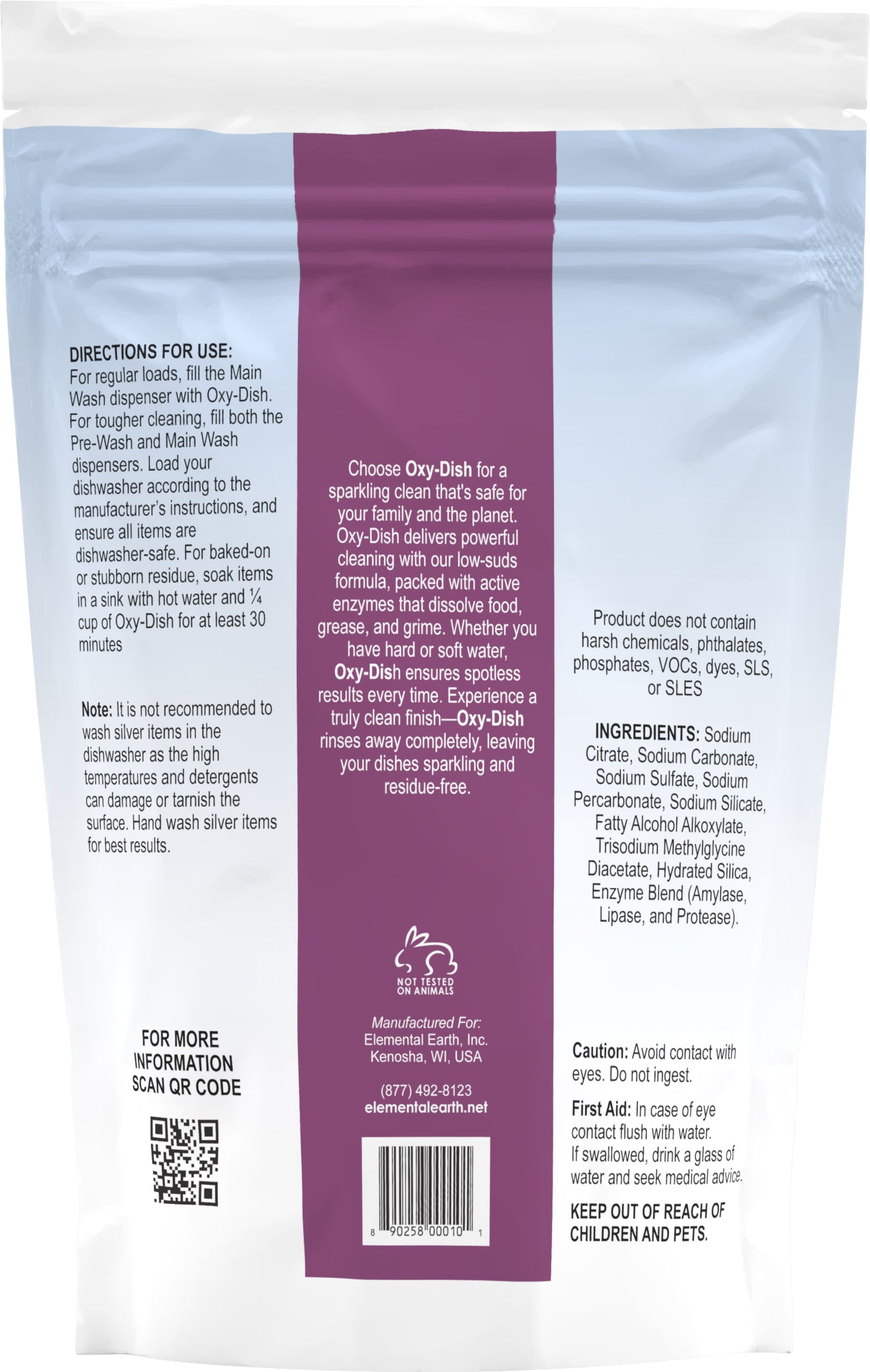 
                  
                    Elemental Earth Oxy-Dish Dishwasher Detergent
                  
                