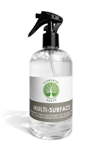 Elemental Earth Natural Multi Surface Cleaner – Eco Friendly All Purpose Spray 8oz