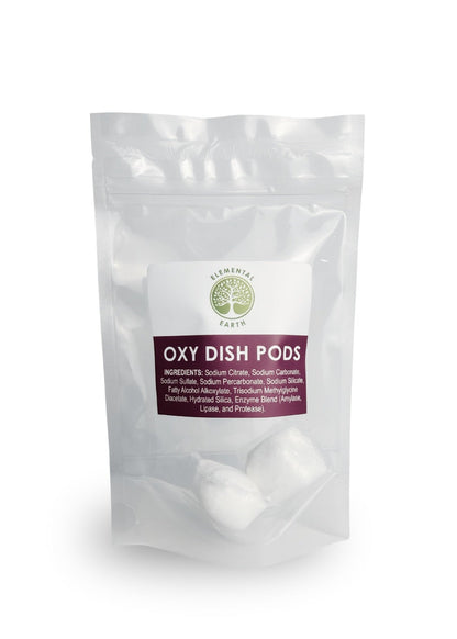 Elemental Earth Oxy Dishwasher Detergent – Eco Friendly Dish Cleaner Sample